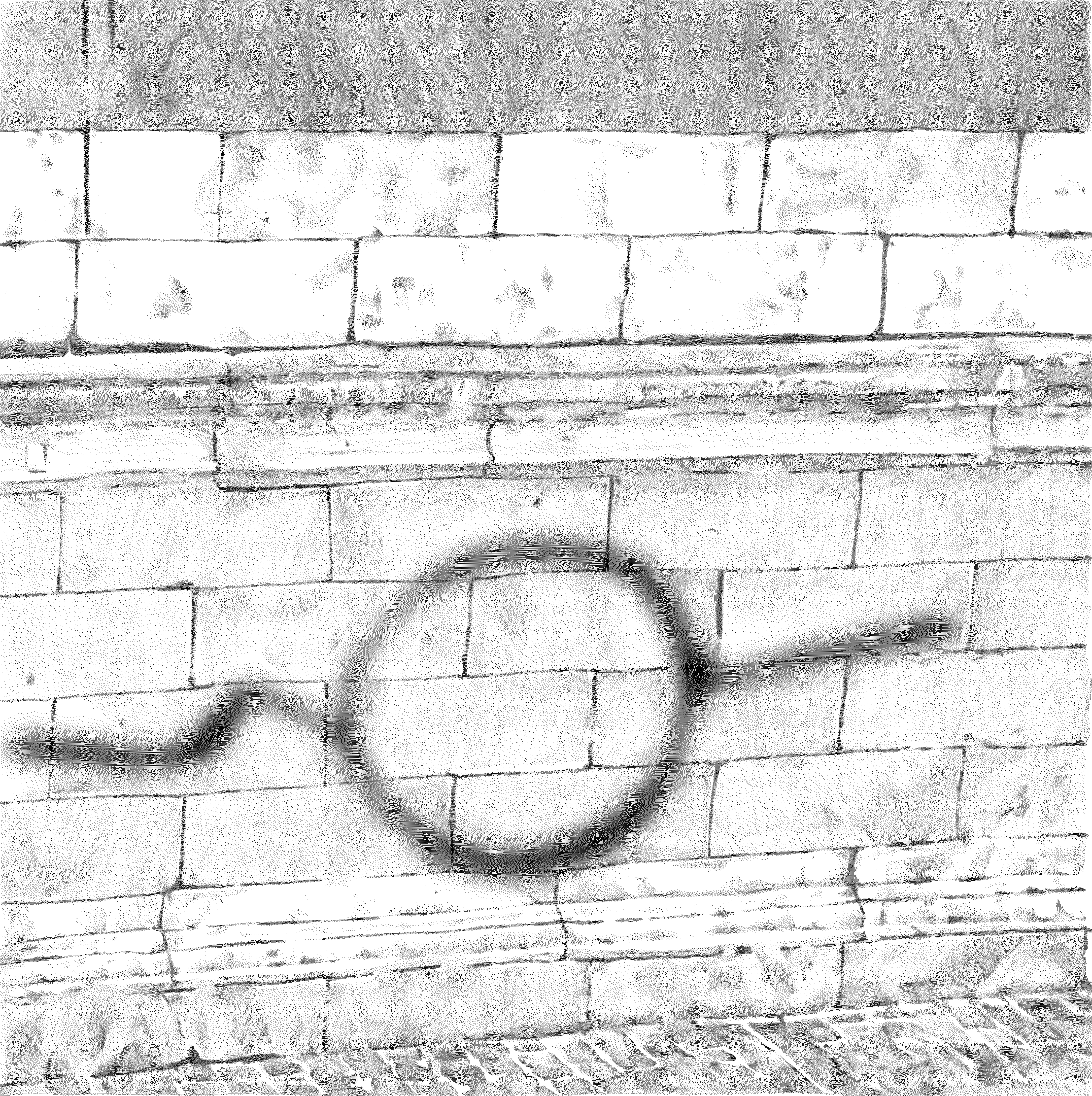 a line on a wall